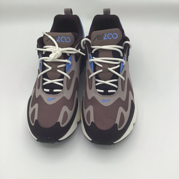 Nike Air Max 200 Sneakers AQ2568-200 Pastel Blue/Brown Lace-Up Breathable Mesh M - Picture 1 of 5